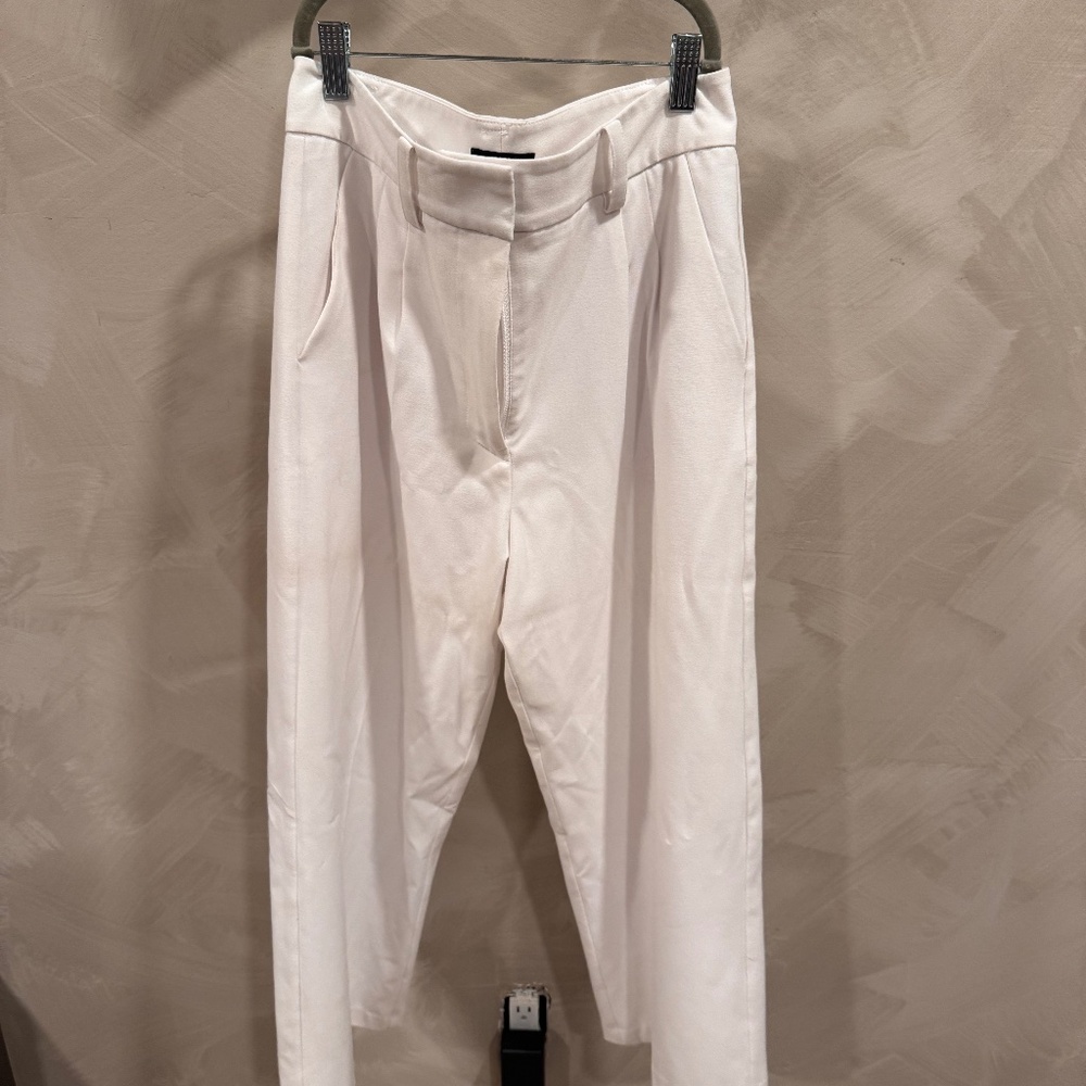 White Halogen Trouser
